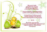 ŻYCZENIA WIELKANOCNE