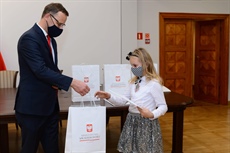 Ola z klasy IIB z wizytą w Ministerstwie Sprawiedliwości w Warszawie