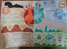 Prace plastyczne - konkurs " Światowy Dzień Wody"